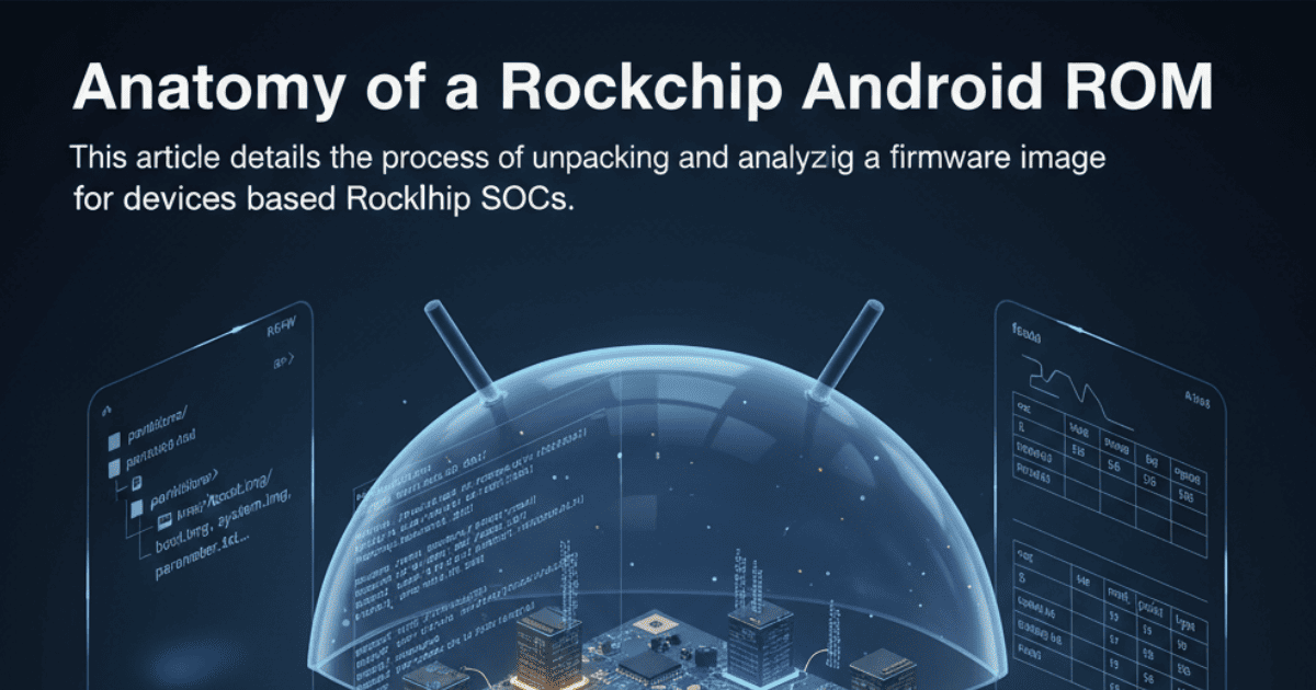Anatomy of a Rockchip Android ROM